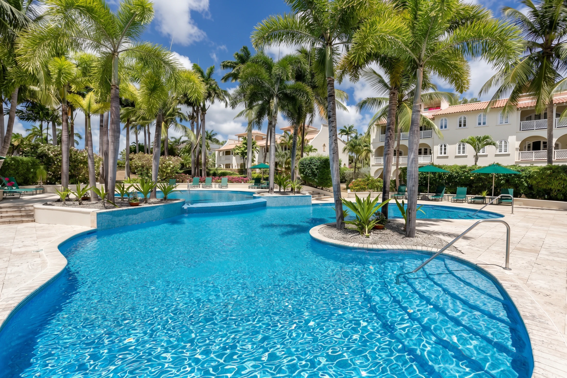 Sugar Hill's second communal pool in the Tennis Village