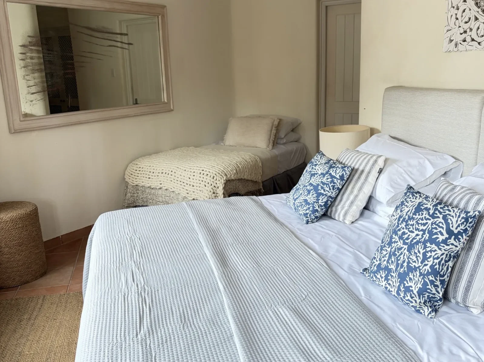 Second bedroom at Palm Breeze Villa with flexible sleeping arrangement