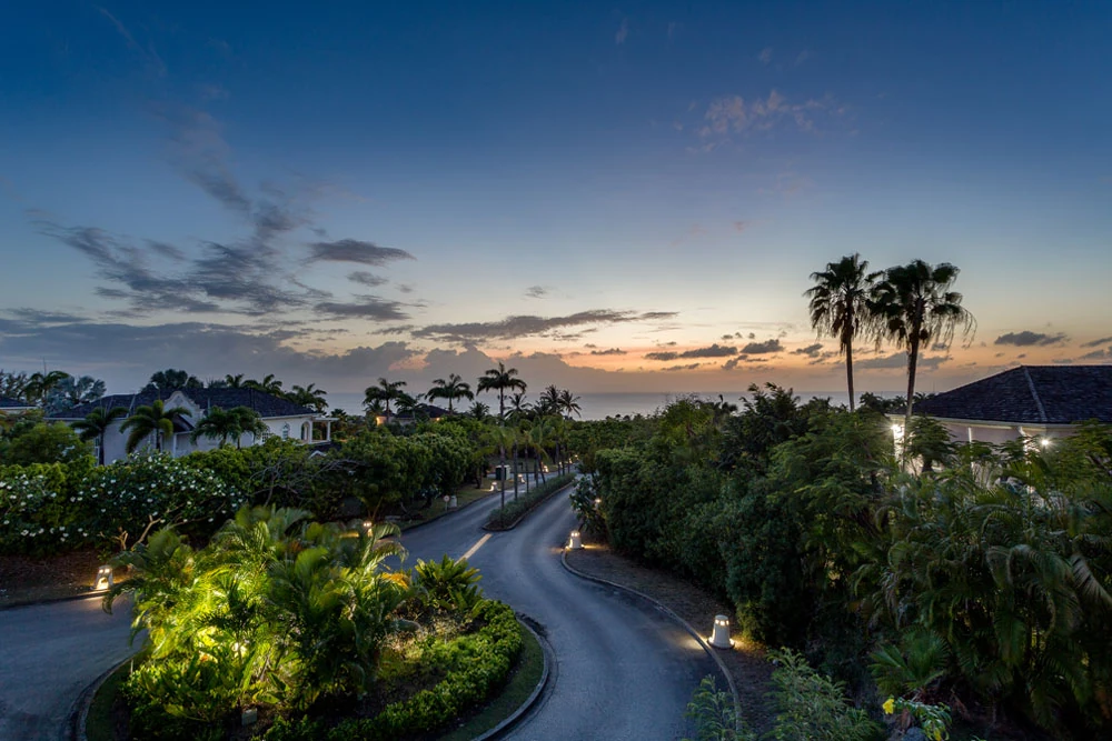 Sunset across Sugar Hill